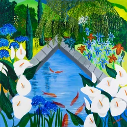 Arums by the Pond, 2013